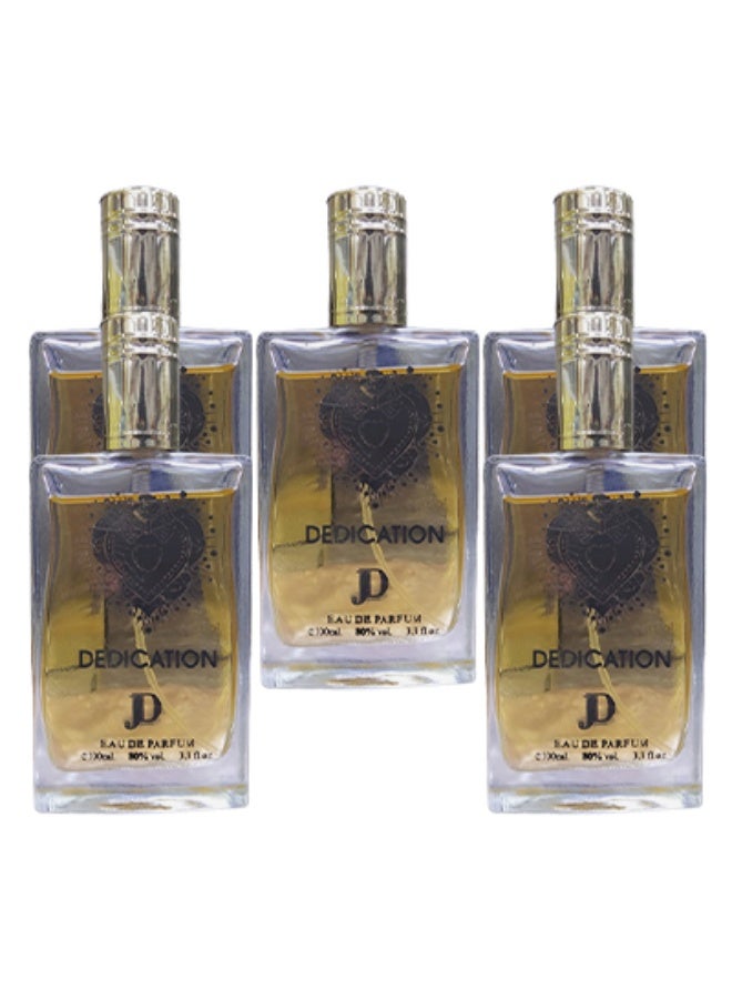 جي دي 5 قطع عطر ديديكيشن للنساء 100 مل - Image 1